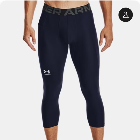 Under Armour Other - Under Armour HeatGear Blue‎ Men’s Athletic Compression Leggings
